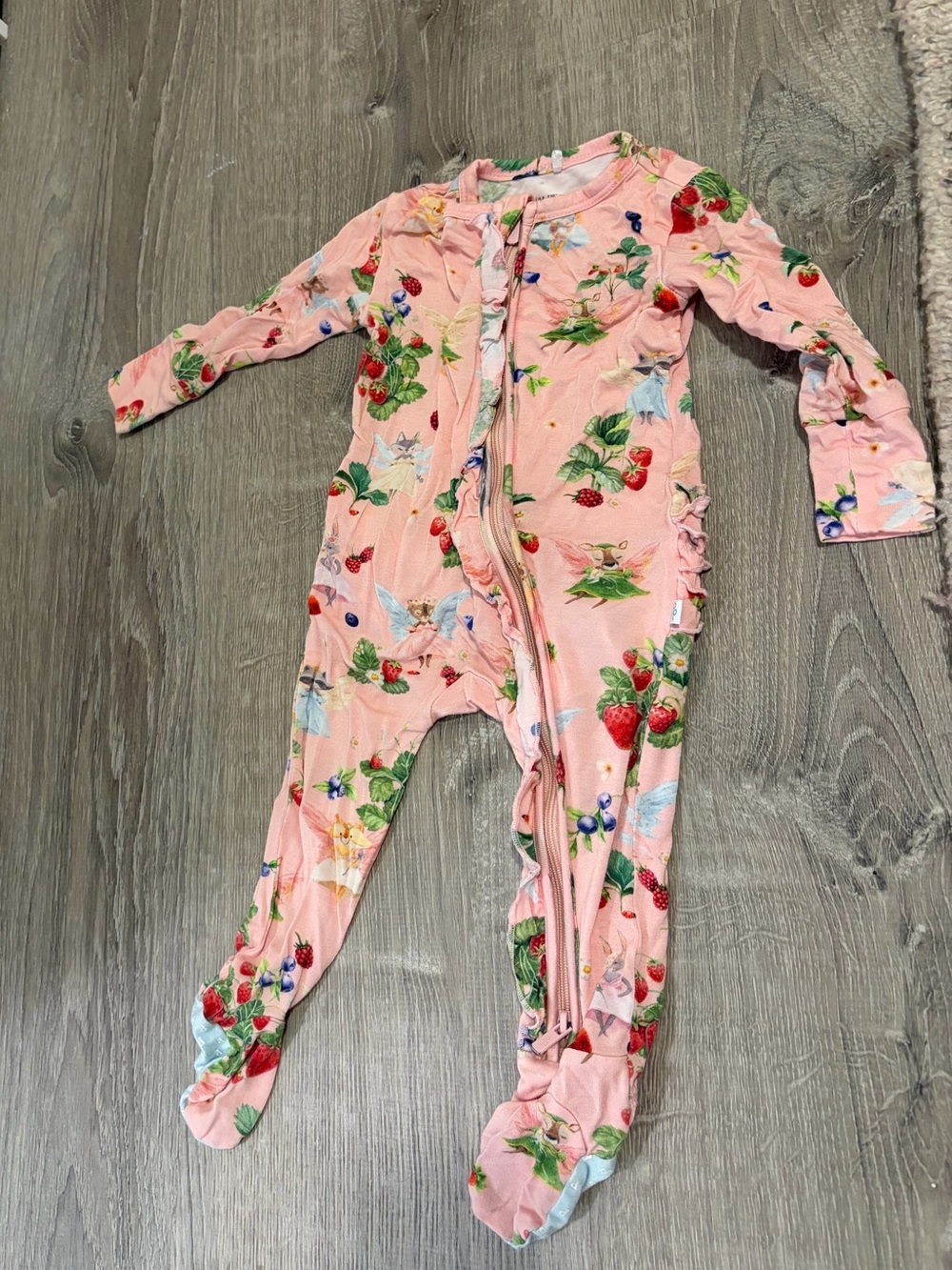Posh Peanut Baby Girl Pajama footie